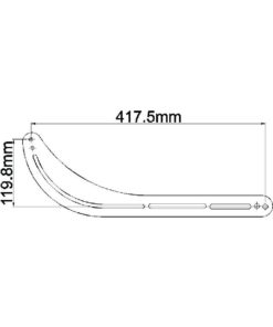SSB103B Hockey Stick Soundbar Bracket Measurements