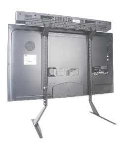 SSWB102B Adjustable Soundbar Bracket Rear View Top Mount On TV Legs