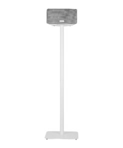 SSFL03W SONOS Play3 Floor Stand White in Landscape Front On View