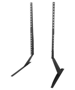 SDS201 Medium Sized Table Top TV Legs No TV Angled View