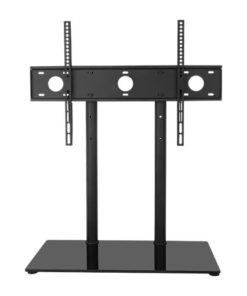 SDS302 Medium to Large Sized Fixed Base Table Top TV Stand Front No TV View