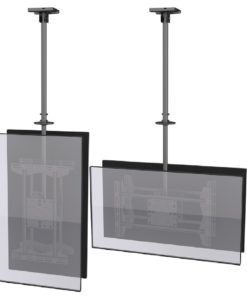 SMCM300D Medium to Large TVs Mounted Back to Back in Portrait or Landscape Mode