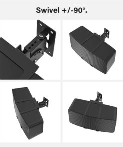 SSWL05B SONOS Play 5 Wall Bracket Black Swivel Features