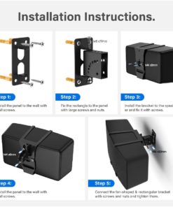 SSWL05B SONOS Play5 (2nd Gen) Wall Mount Assembly Instructions