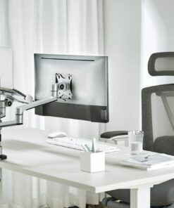 LDT72-C024ML Dual Arm Monitor and Laptop Mount Office View 1