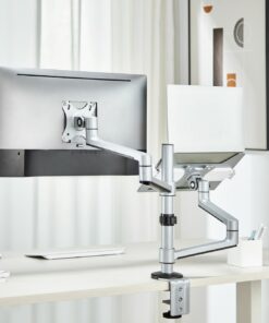 LDT72-C024ML Dual Arm Monitor and Laptop Mount Office View 5