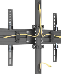 SFC1B1 Floor to Ceiling TV Mount Cable Management Behind TV