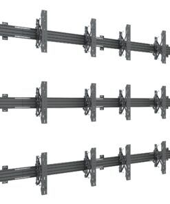 VW3X3-P400 Video Wall 3x3 with 400mm popout mounts