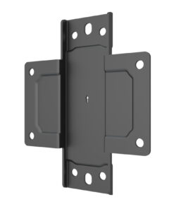 SARWALLBKT Aluminium Rail Wall Bracket Angled Left