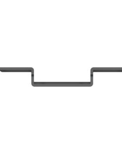 SARWALLBKT Aluminium Rail Wall Bracket Top View