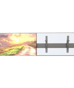 Video Wall 2x1 Tilt Mount TV superimposed
