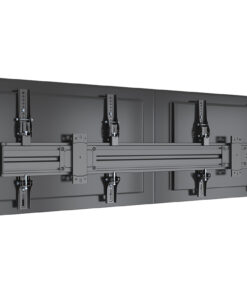 Video Wall 2x1 Tilt Mount Screens Attached Rear View