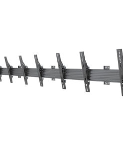 Video Wall 4x1 With SARTILT400 Tilt Mount TV Angled Left