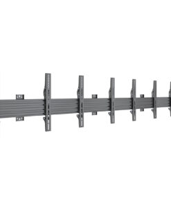 Video Wall 4x1 With SARTILT400 Tilt Mount TV Angled Right With Arms At 0 Degrees