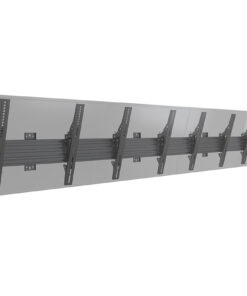 Video Wall 4x1 With SARTILT400 Tilt Mount TV Angled Right With TV's Superimposed