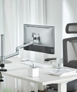 LDT72-C012 17"-32" Premium Single Arm Monitor Mount Rear Desk View