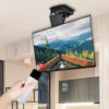 SMFDC80 Motorised fold down TV ceiling mount with remote. Simulated Operation