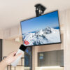 SMFDC50 Motorised fold down TV ceiling mount with remote. Simulated Operation
