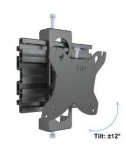 SARTILT100 Tilt Video Wall Monitor Mount on Aluminium Rail Tilt Functionality