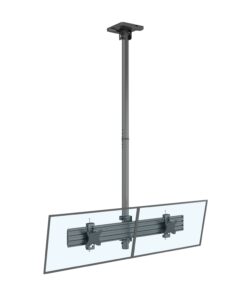 SMCM2x1-T100 2x1 Ceiling tilt monitor mount