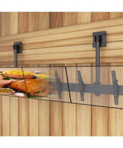 SMCM3x1-T400 3x1 ceiling tilt TV mount wall hanging option