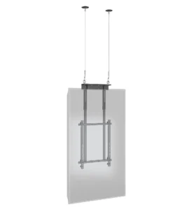 SCW300 Ceiling Hung TV Mount with screen superimposed